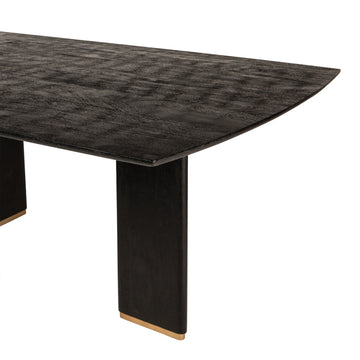 Esszimmertisch aus Mangoholz modernes Design Metallbeine – Liber | PTMD - Esszett Luxury | Stilvolles Wohnen mit Charakter