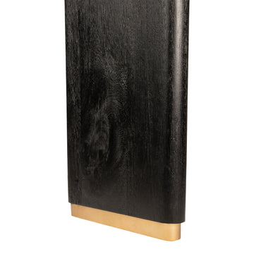 Esszimmertisch aus Mangoholz modernes Design Metallbeine – Liber | PTMD - Esszett Luxury | Stilvolles Wohnen mit Charakter