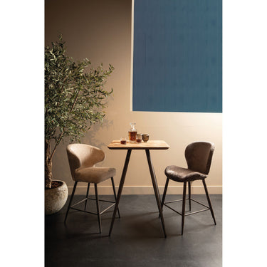 Bartisch – Akazienholz Platte, Metall Gestell, Natürliches Finish – Fieron | PTMD