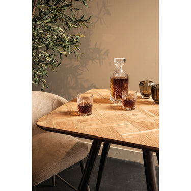 Bartisch – Akazienholz Platte, Metall Gestell, Natürliches Finish – Fieron | PTMD