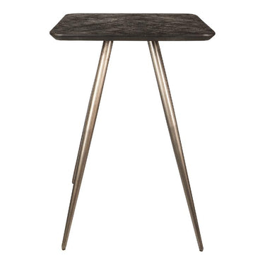 Bartisch – Akazienholz Platte, Metall Gestell, Schwarzes Finish – Fieron | PTMD