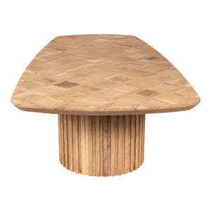 Couchtisch – Akazienholz Oberfläche, Doppelte Basis, Natürliches Finish – Fieron | PTMD