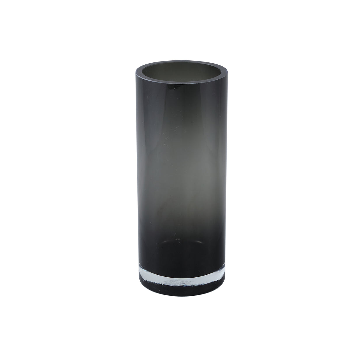 Vase - Thick-walled Glass, Round Design, Handcrafted Finish, L - Tammara | PTMD