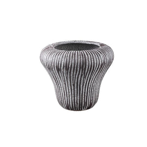 Pot – Brown, Rough Glaze, Round, Ceramic, S – Kayson | PTMD