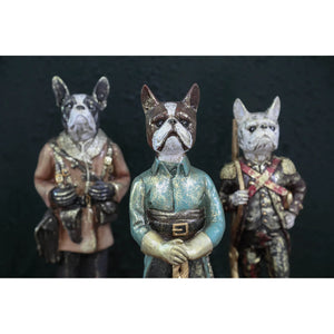 Statue – Hunde Design, Polyester Material, Lila – Arne | PTMD