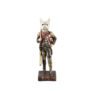 Statue – Hunde Design, Polyester Material, Lila – Arne | PTMD
