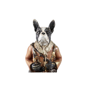 Statue - Polyester, handmade, brown, modern, sculptural decor – Arne | PTMD