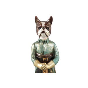 Statue – Hunde Design, Polyester Material, Grün – Arne | PTMD
