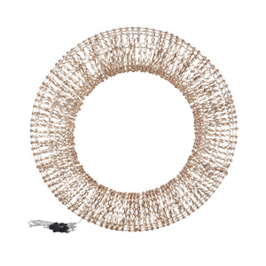 Kranz mit LED - Hibba Bronze L