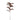Kunstpflanze - Braunes Magnolienblatt Spray, Haarige Oberfläche, Polyester | PTMD