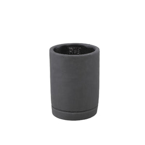 Flowerpot - Cylindrical Cement, Round Shape, Matt Finish, Dark Purple, XS – Vik | PTMD