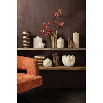 Topf – Geschichtetes Design, Ovale Form, Keramik Material, L – Anashe | PTMD
