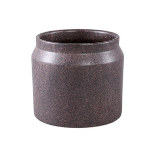 Flower Pot - Purple Surface, Round Shape, Rim Structure, Porcelain, M - Jillanne | PTMD