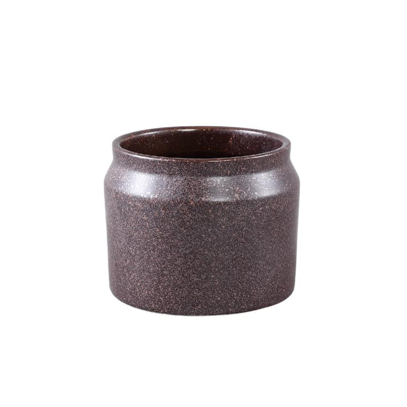 Flowerpot – Violet Surface, Round Shape, Rim Structure, Porcelain, XS – Jillanne | PTMD