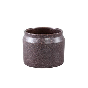 Flowerpot – Violet Surface, Round Shape, Rim Structure, Porcelain, XS – Jillanne | PTMD