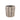 Blumentopf - Runder Zement, Linienmuster, Taupefarbe, L – Imani | PTMD