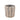 Blumentopf - Runder Zement, Linienmuster, Taupefarbe, XL – Imani | PTMD