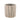 Blumentopf - Runder Zement, Linienmuster, Taupefarbe, Grob, S – Imani | PTMD
