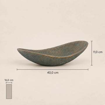 Bowl - Cement, organic shape, Grey, handmade, S – Dawer | PTMD