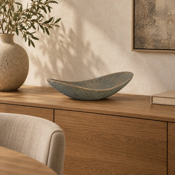 Bowl - Cement, organic shape, Grey, handmade, S – Dawer | PTMD