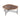 Couchtisch – Rubberwood, Glasplatte, Eisenrahmen, organisch, M – Neelix | PTMD