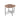 Couchtisch – Rubberwood, Glasplatte, Eisenrahmen, organisch, S – Neelix | PTMD