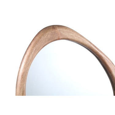 Wandspiegel aus Rubberwood- und MDF-Holz mit organischer Form, Natur-Finish und S – Neelix | PTMD