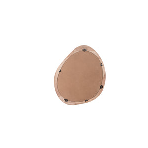 Wandspiegel aus Rubberwood- und MDF-Holz mit organischer Form, Natur-Finish und S – Neelix | PTMD