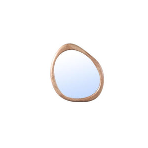 Wandspiegel aus Rubberwood- und MDF-Holz mit organischer Form, Natur-Finish und S – Neelix | PTMD