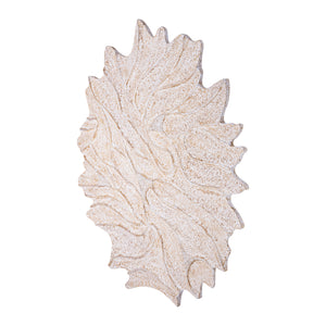 Wandpaneel aus MDF in Creme mit welligem Design, runder Form, L – Ceanna | PTMD