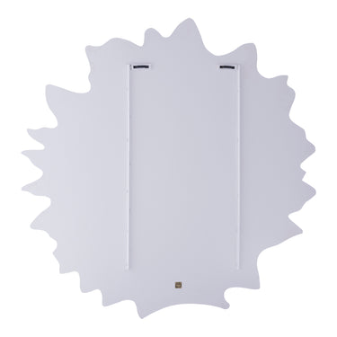 MDF Wall Panel in Cream with Wavy Design, Round Shape, L – Ceanna | PTMD