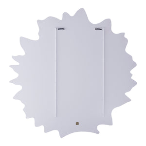 Wandpaneel aus MDF in Creme mit welligem Design, runder Form, L – Ceanna | PTMD
