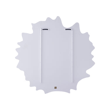 Wandpaneel aus MDF in Creme mit welligem Design, runder Form, S – Ceanna | PTMD
