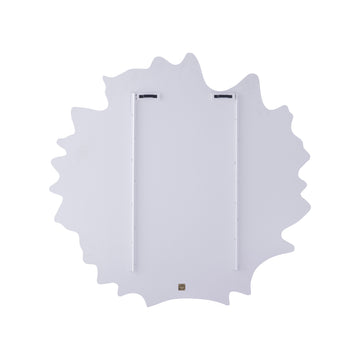 Wandpaneel aus MDF in Creme mit welligem Design, runder Form, S – Ceanna | PTMD