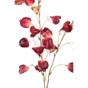 Artificial Branches - Red-Orange Lantern Branch Made of Polyester | PTMD