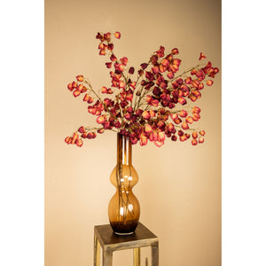 Artificial Branches - Red-Orange Lantern Branch Made of Polyester | PTMD