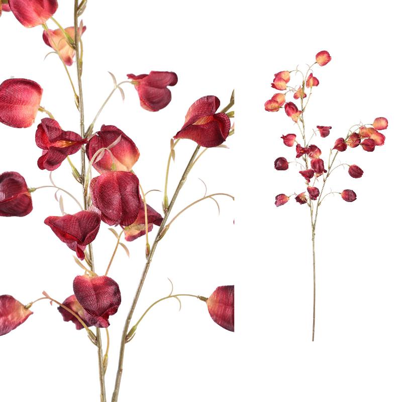 Artificial Branches - Red-Orange Lantern Branch Made of Polyester | PTMD