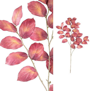 kunstpflanze – Rosa Blatt-Spray aus Polyester | PTMD