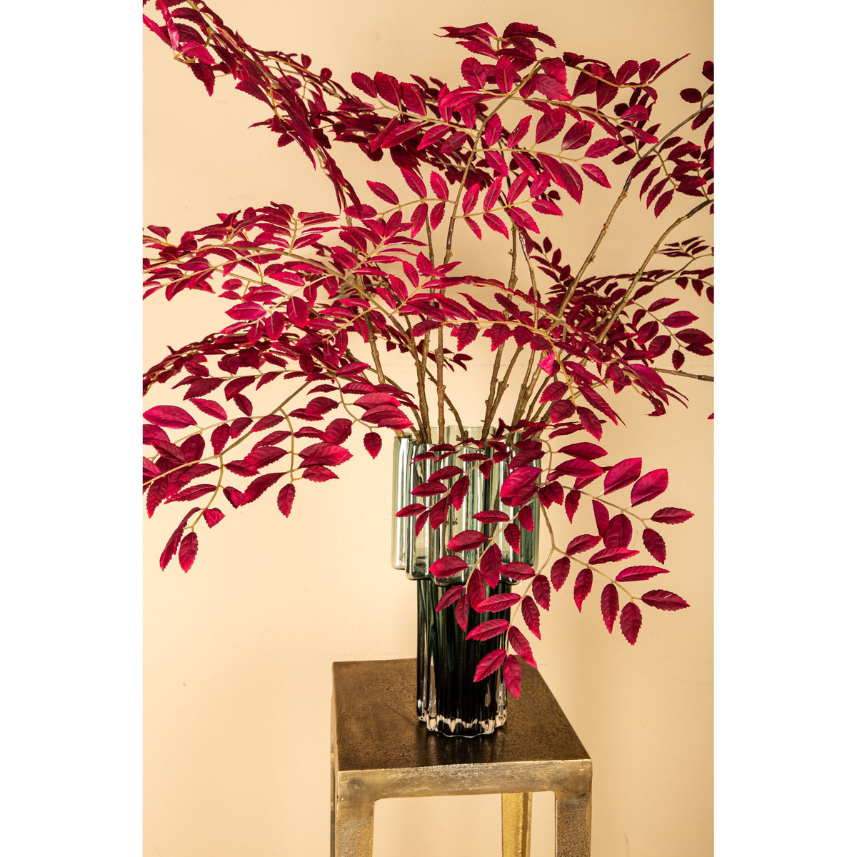 kunstpflanze – Lila Sorus-Blatt-Spray aus Polyester | PTMD