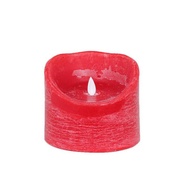 LED Kerze – Rustikale Oberfläche, Bewegliche Flamme, Timer Funktion, XL | PTMD