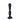 Statue - open figure design, mango wood, black finish, S – Rhyce | PTMD