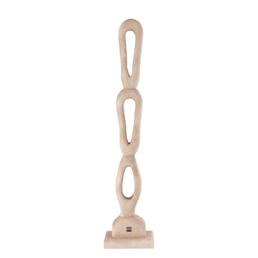 Statue - Open Figure Design, Mango Wood, Natural Finish, L - Rhyce | PTMD