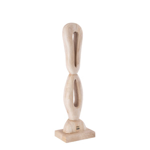 Statue - offenes Figuren-Design, Mangoholz, naturbelassene Oberfläche, S – Rhyce | PTMD