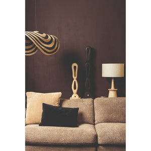 Statue - open figure design, mango wood, black finish, L - Rhyce | PTMD