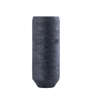 Mango Wood Planter, Handmade, with Rounded Rim, Black Finish, M – Gerd | PTMD