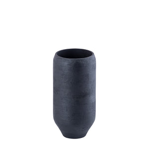 Topf – Modernes Design, Runde Form, Mangoholz Material, Schwarz, S – Gerd | PTMD