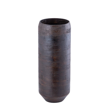 Topf – Modernes Design, Runde Form, Mangoholz Material, Braun, M – Gerd | PTMD