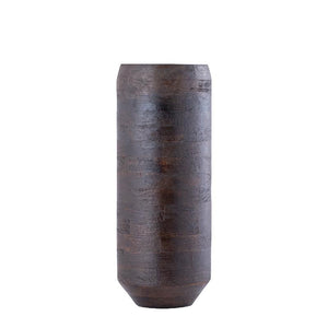 Topf – Modernes Design, Runde Form, Mangoholz Material, Braun, M – Gerd | PTMD