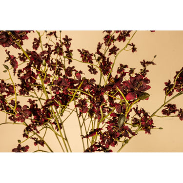 Orchideenblume - Rotes Tanzorchideen-Spray, Polyestergewebe, Handgefertigt | PTMD