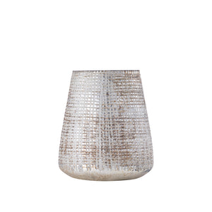 Lantern – Round Design, Glass Material, Cream Color, S – Damin | PTMD